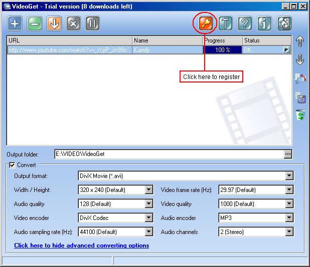 Click on the order now button
