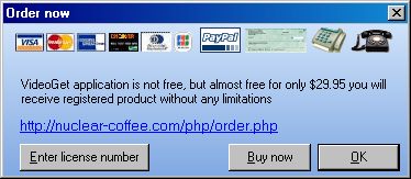 Click on the enter license number